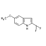 CAS#: 934843-28-4， 2-(Difluoromethyl)-5-methoxy-1H-indole