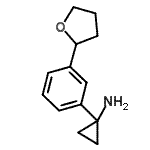 CAS#: 935460-30-3， 1-[3-(Tetrahydro-2-furanyl)phenyl]cyclopropanamine
