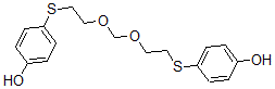 CAS#: 93589-69-6， 4,4'-(Methylenebis(oxy-2,1-ethanediylthio))bisphenol