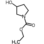 CAS#: 93591-91-4， Ethyl 3-hydroxy-1-pyrrolidinecarboxylate