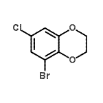 CAS#: 936249-25-1， 5-Bromo-7-chloro-2,3-dihydro-1,4-benzodioxine