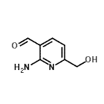 CAS#: 936344-70-6， 2-Amino-6-(hydroxymethyl)nicotinaldehyde