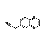 CAS#: 936727-48-9， 6-Quinoxalinylacetonitrile