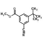 CAS#: 936801-70-6， Methyl 3-cyano-5-(2-methyl-2-propanyl)benzoate