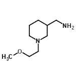 结构式 CAS# 936940-49-7, 1-[1-(2-甲氧基乙基)-3-哌啶基]甲胺