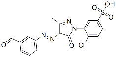 CAS#: 93778-49-5， 4-Chloro-3-[4-[(3-Formylphenyl)Azo]-4,5-Dihydro-3-Methyl-5-Oxo-1H-Pyrazol-1-Yl]Benzenesulphonic Acid