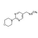 CAS#: 937796-14-0， N-Methyl-1-[2-(4-morpholinyl)-5-pyrimidinyl]methanamine