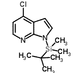 CAS#: 937796-62-8， 4-Chloro-1-[dimethyl(2-methyl-2-propanyl)silyl]-1H-pyrrolo[2,3-b]pyridine