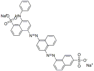 CAS#: 93783-12-1， Disodium 8-(Phenylamino)-5-[[4-[(6-Sulphonato-1-Naphthyl)Azo]-1-Naphthyl]Azo]Naphthalene-1-Sulphonate