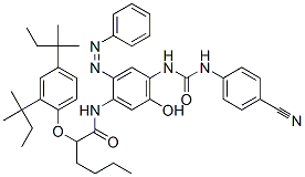 CAS#: 93783-17-6， 2-[2,4-Bis(1,1-Dimethylpropyl)Phenoxy]-N-[4-[[[(4-Cyanophenyl)Amino]Carbonyl]Amino]-5-Hydroxy-2-(Phenylazo)Phenyl]Hexanamide