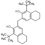 CAS#: 93803-64-6， 3,3'-Methylenebis[1-(2-methyl-2-propanyl)-5,6,7,8-tetrahydro-2-naphthalenol]