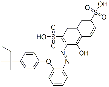 CAS#: 93804-35-4， 4-Hydroxy-3-[[2-[4-(Tert-Pentyl)Phenoxy]Phenyl]Azo]Naphthalene-2,7-Disulphonic Acid