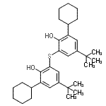 CAS#: 93840-41-6， 2,2'-Sulfanediylbis[6-cyclohexyl-4-(2-methyl-2-propanyl)phenol]