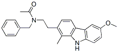 CAS#: 93841-55-5， N-[2-(6-Methoxy-1-Methyl-9H-Carbazol-2-Yl)Ethyl]-N-(Phenylmethyl)Acetamide