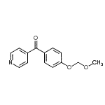 CAS#: 938458-58-3， [4-(Methoxymethoxy)phenyl](4-pyridinyl)methanone