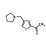 CAS#: 938458-96-9， 1-[4-(1-Pyrrolidinylmethyl)-2-thienyl]ethanone