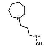 结构式 CAS# 938459-01-9, 3-(氮杂环庚-1-基)-N-甲基-丙-1-胺