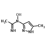 CAS#: 93846-28-7， N-Hydroxy-N-(5-methyl-1H-pyrazol-3-yl)ethanimidamide