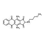 CAS#: 93859-27-9， 4,11-Diamino-2-[(3-methoxypropyl)amino]-1H-cyclopenta[b]anthracene-1,3,5,10(2H)-tetrone