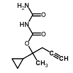 CAS#: 93882-81-6， 2-Cyclopropyl-4-pentyn-2-yl carbamoylcarbamate