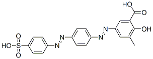 CAS#: 93892-24-1， 3-Methyl-5-[[4-[(4-Sulphophenyl)Azo]Phenyl]Azo]Salicylic Acid