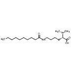 CAS#: 93893-39-1， N<sup>6</sup>-Decanoyl-N<sup>2</sup>,N<sup>2</sup>-dimethyl-L-lysine