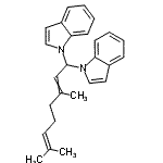 CAS#: 93894-32-7， 1,1'-(3,7-Dimethyl-2,6-octadiene-1,1-diyl)bis(1H-indole)