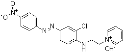 CAS#: 93919-16-5， 1-[2-({2-Chloro-4-[(4-nitrophenyl)diazenyl]phenyl}amino)ethyl]pyridinium hydroxide