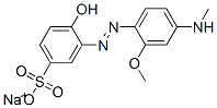 CAS#: 93919-26-7， Sodium 4-Hydroxy-3-[[2-Methoxy-4-(N-Methylamino)Phenyl]Azo]Benzenesulphonate