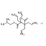 CAS#: 93921-09-6， Sodium 2,2,3-triallyl-3-(isobutoxycarbonyl)-5-hexenoate