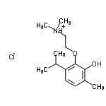 CAS#: 93940-18-2， 2-(2-Hydroxy-6-isopropyl-3-methylphenoxy)-N,N-dimethylethanaminium chloride