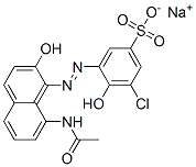 CAS#: 93940-51-3， Sodium 3-[(8-Acetamido-2-Hydroxy-1-Naphthyl)Azo]-5-Chloro-4-Hydroxybenzenesulphonate
