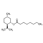 CAS#: 93940-59-1， (1S,2R,5S)-2-Isopropyl-5-methylcyclohexyl octanoate