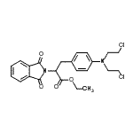 CAS#: 93942-39-3， Ethyl 3-{4-[bis(2-chloroethyl)amino]phenyl}-2-(1,3-dioxo-1,3-dihydro-2H-isoindol-2-yl)propanoate