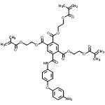 CAS#: 93951-26-9， Tris[2-(methacryloyloxy)ethyl] 5-{[4-(4-aminophenoxy)phenyl]carbamoyl}-1,2,4-benzenetricarboxylate