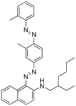 CAS 登录号：93964-06-8， N-(2-乙基己基)-1-[[3-甲基-4-[(2-甲基苯基)偶氮]苯基]偶氮]萘-2-胺