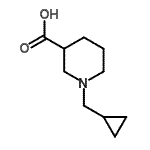 CAS#: 939757-45-6， 1-(Cyclopropylmethyl)-3-piperidinecarboxylic acid