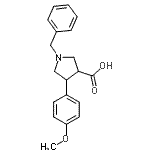 CAS#: 939757-59-2， 1-Benzyl-4-(4-methoxyphenyl)-3-pyrrolidinecarboxylic acid