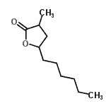 CAS#: 93980-90-6， 5-Hexyl-3-methyldihydro-2(3H)-furanone