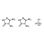 CAS#: 93982-48-0， 4,5-Diamino-2,4-dihydro-3H-pyrazol-3-one sulfate (2:1)
