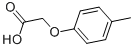 structure of CAS# 940-64-7, (4-Methylphenoxy)acetic acid;2-(4-Methylphenoxy)Ethanoic Acid;Nsc 38176;Sr-01000633229-1