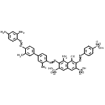 CAS#: 94022-39-6， 4-Amino-3-({4'-[(2,4-diaminophenyl)diazenyl]-3,3'-dimethyl-4-biphenylyl}diazenyl)-5-hydroxy-6-[(4-sulfophenyl)diazenyl]-2,7-naphthalenedisulfonic acid