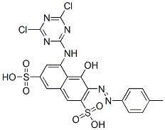 CAS#: 94022-70-5， 5-[(4,6-Dichloro-1,3,5-Triazin-2-Yl)Amino]-4-Hydroxy-3-[(P-Tolyl)Azo]Naphthalene-2,7-Disulphonic Acid