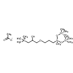 CAS#: 94071-25-7， 2-Hydroxy-3-[3-[1,3,3,3-Tetramethyl-1-[(Trimethylsilyl)Oxy]Disiloxanyl]Propoxy]Propyltrimethylammonium Acetate