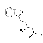 CAS#: 94087-29-3， 3-(1,2-Benzothiazol-3-yloxy)-N,N,2-trimethyl-1-propanamine