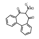 CAS 登录号：94088-73-0， 6-硝基-5H-二苯并[a,c][7]环轮烯-5,7(6H)-二酮