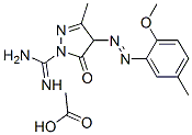 CAS#: 94109-04-3， 4,5-Dihydro-4-[2-(2-Methoxy-5-Methylphenyl)Diazenyl]-3-Methyl-5-Oxo-1H-Pyrazole-1-Carboximidamide Acetate(1:1)