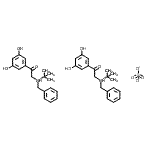 CAS#: 94109-62-3， Bis{N-benzyl-N-[2-(3,5-dihydroxyphenyl)-2-oxoethyl]-2-methyl-2-propanaminium} sulfate