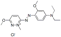 CAS#: 94109-85-0， 6-[[4-(Diethylamino)-2-Methoxyphenyl]Azo]-3-Methoxy-1-Methylpyridazinium Chloride