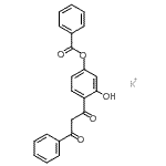 CAS#: 94110-06-2， 1-[4-(benzoyloxy)-2-hydroxyphenyl]-3-phenyl-1,3-Propanedione potassium salt (1:1)